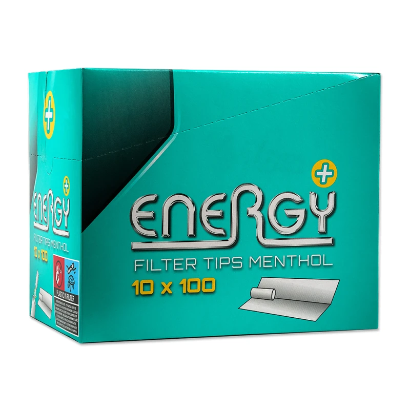 Filtre rulat tigari Energy Slim Menthol (4mm x 6mm) 100 bucati
