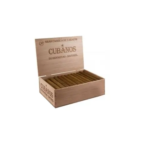 CUBANOS SENORITAS NATUREL 4 1/8X30(CUTIE 50)