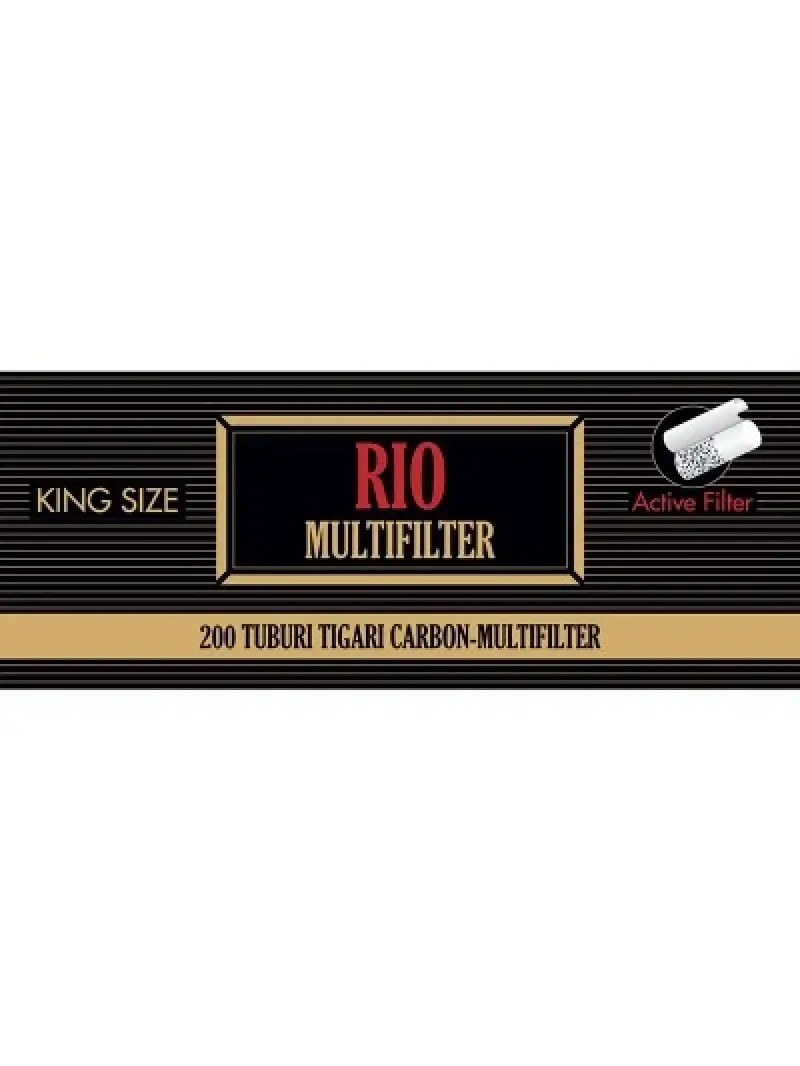 Hartie Tigarete Rio Carbon Multifilter 200T