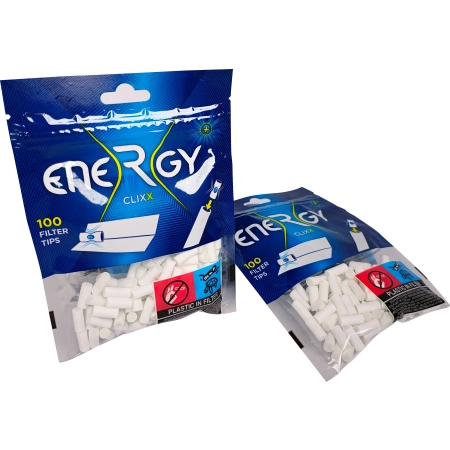 ENERGY PLUS CLIXX FILTER TIPS 6mm