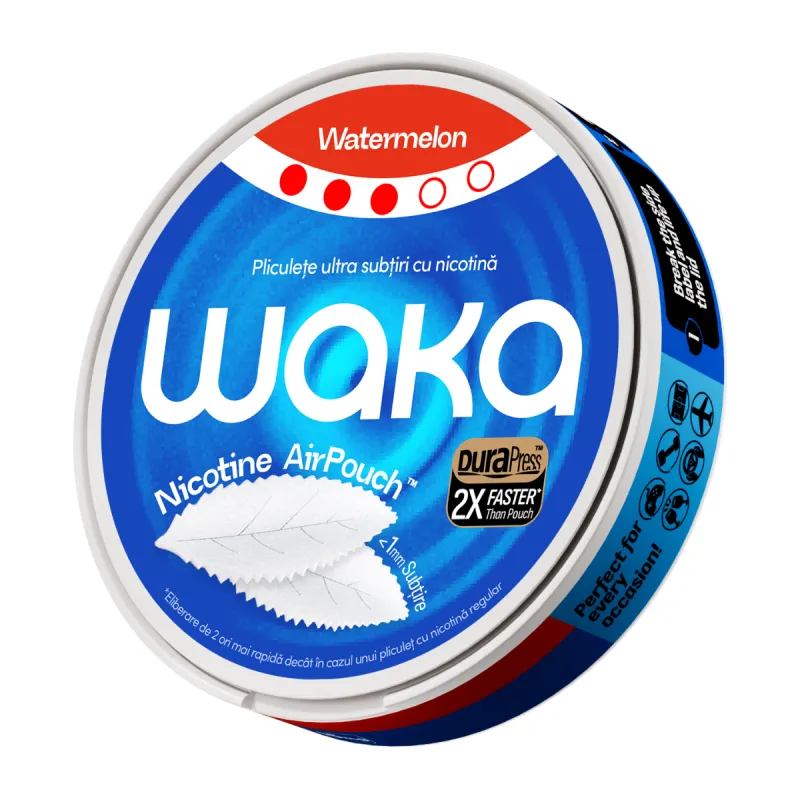 WAKA NICOTINE AIRPOUCH WATERMELON 9MG