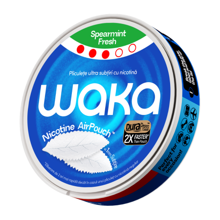 WAKA NICOTINE AIRPOUCH SPEARMINT FRESH 9MG