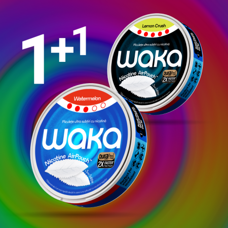 WAKA NICOTINE AIRPOUCH 1+1 GRATIS